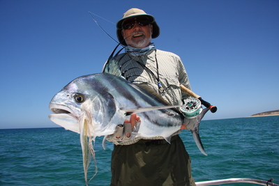 Bill and a spectacular Rooster fish on the fly