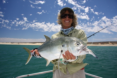 Annie and a sweet Jack Crevelle