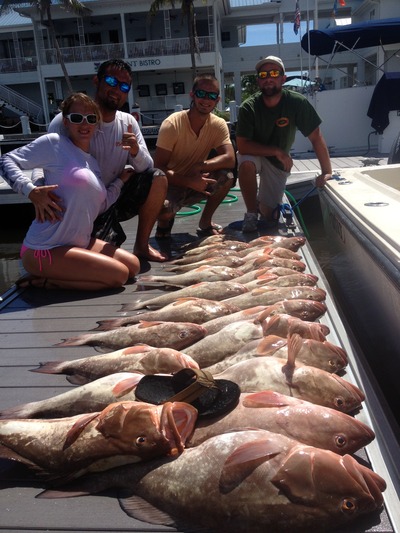 HOLDING UP TODAYS CATCH