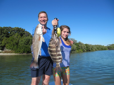 redfish and sheepshead