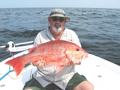 17.50 Pound Red Snapper, Bay Boat Style!!!