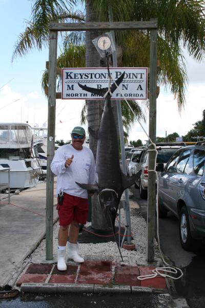 220 Pound Swordfish During The Day in Miami