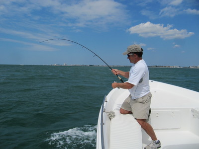 Light tackle action - 15lb test battle