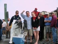 Father and Daughter with a nice stringer of fish.
