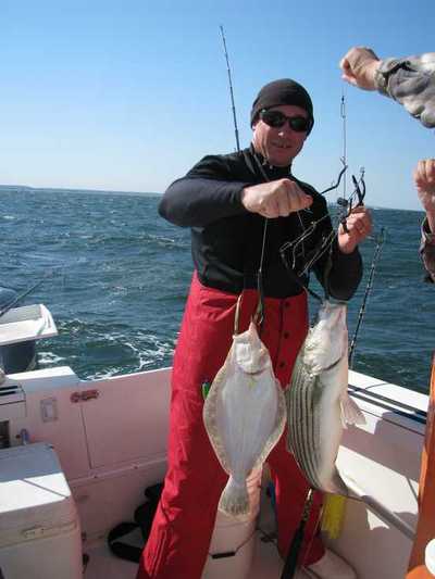 Netkeeper - Mike with Fluke & Striper Trolled
