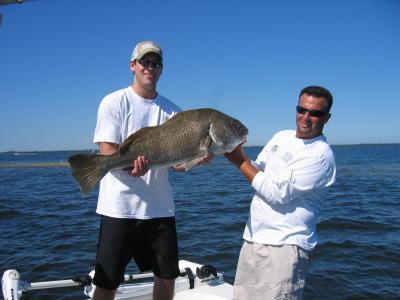 Jeff with 30lb. black drum