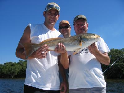 Reed with 32in. redfish