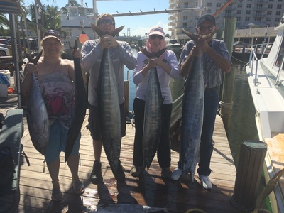 Nice wahoo catch at the dock