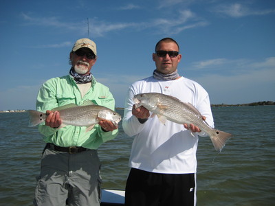 Two nice Mosquito Lagoon Redfish!