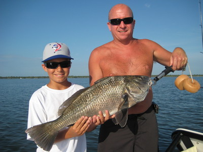 Dad and son(Kinser) with his first ever drum! Sweet!