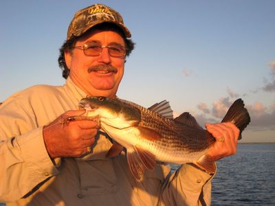 Tim with a nice sight fished Red!
