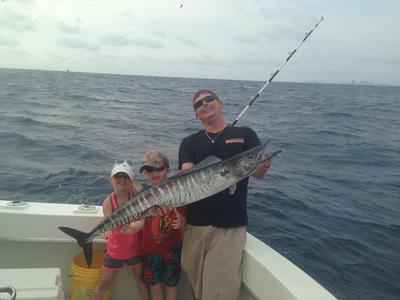 Nice wahoo just caught in Ft Lauderdale