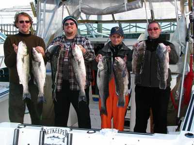 Joe, Russ, John & Mike with their catch