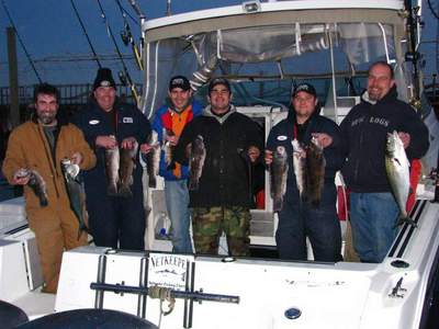 The Megawatt crew with their catch