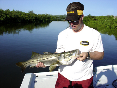Nice Snook caught by Jeff