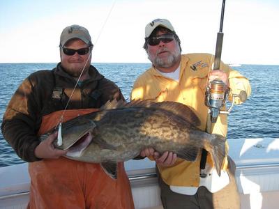 Rick and Jodie with nice gag grouper