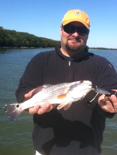 John and his winter redfish