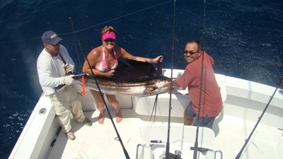 Debbie,s first Sail fish