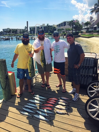 Mixed bag on the ledge. Released a sailfish