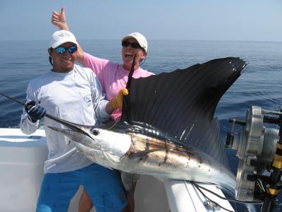 HUGE Sailfish are the norm with the Hooked On Costa Rica team