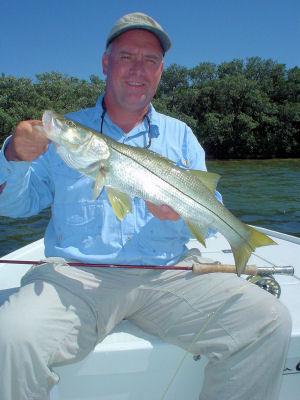 Kirk Grassett's Sarasota Bay fly snook