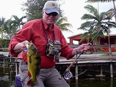 Day 1 his first peacock Bass