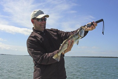 One several good sized trout