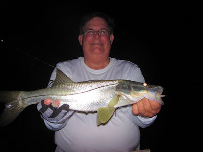 Lynn Skipper Grassett Snook Minnow fly snook caught and released with Capt. Rick Grassett.