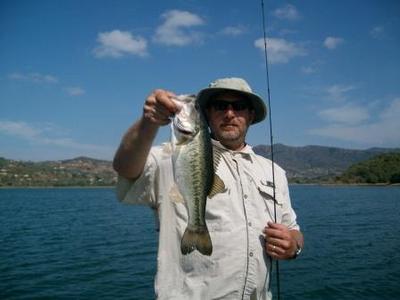 Bass on Drop Shot caught Deep