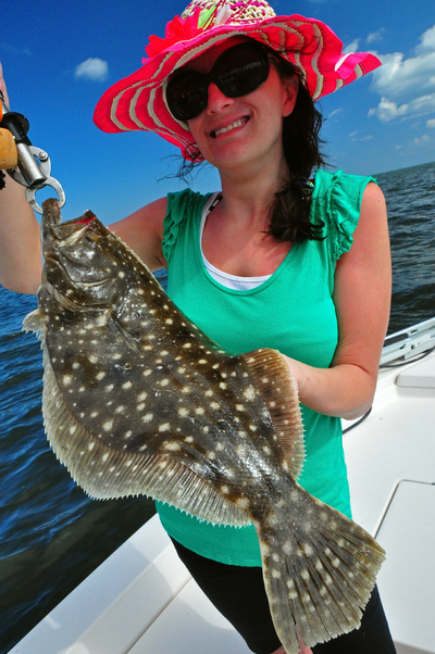 Flounder caught off Bokeelia
