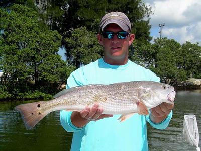 26 inch redfish caught by Mike