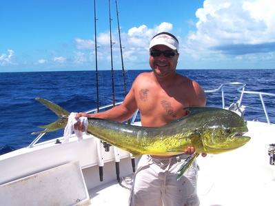 Mr Ramirez with Gaffer Dolphin Sept '08