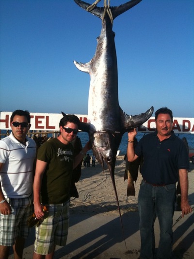 In This Photo Ex-Governor Narciso Agundez right, Sons Christian & Narciso Jr. Left