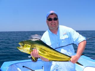 This is Russ Heitz from Boise, Idaho and his first  Dorado