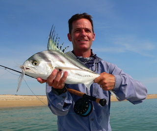 Ted Vickerman with a nice Rooster fish