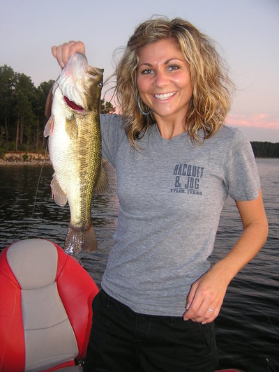 Beautiful lady, beautiful fish