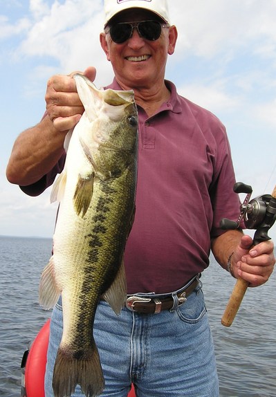 Southwest LA angler, James Snyder, with another Toledo trophy. Catch/click/release.  Caught on Carolina rig in Mill Creek.