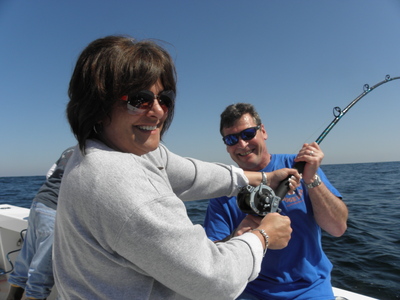 Family fishing on the Last Mango