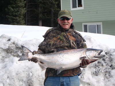 Captain Steve with King Salmon