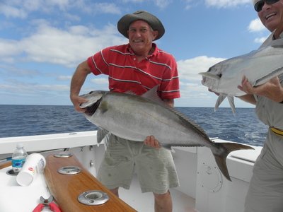 Terry Howard & amberjack