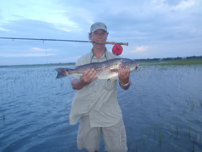 Randy's First Redfish in the Grass!!
