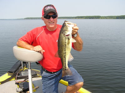This quality bass came off of one of Six Mile area deep ridges.
