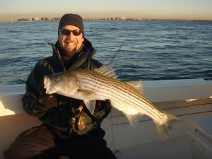 Jeff W, w? a sunrise striper on fly