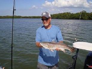 Ben with his first redfish