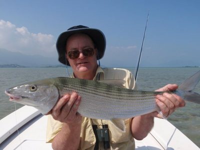 James with 8 lb bonefish