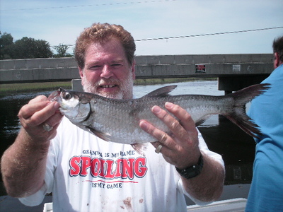 Our mini-Tarpon catch