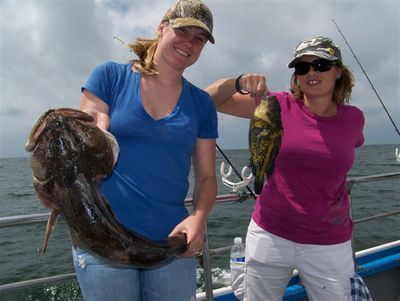 The two top anglers of the day