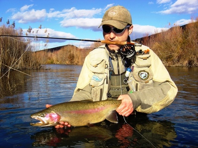 A trophy Rainbow in lower reaches