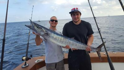 Nice wahoo caught trolling the Ft Lauderdale edge