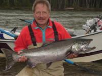 The fishing guides on the Kitimat river are having some great days fishing for BIG Chinook (King) Salmon